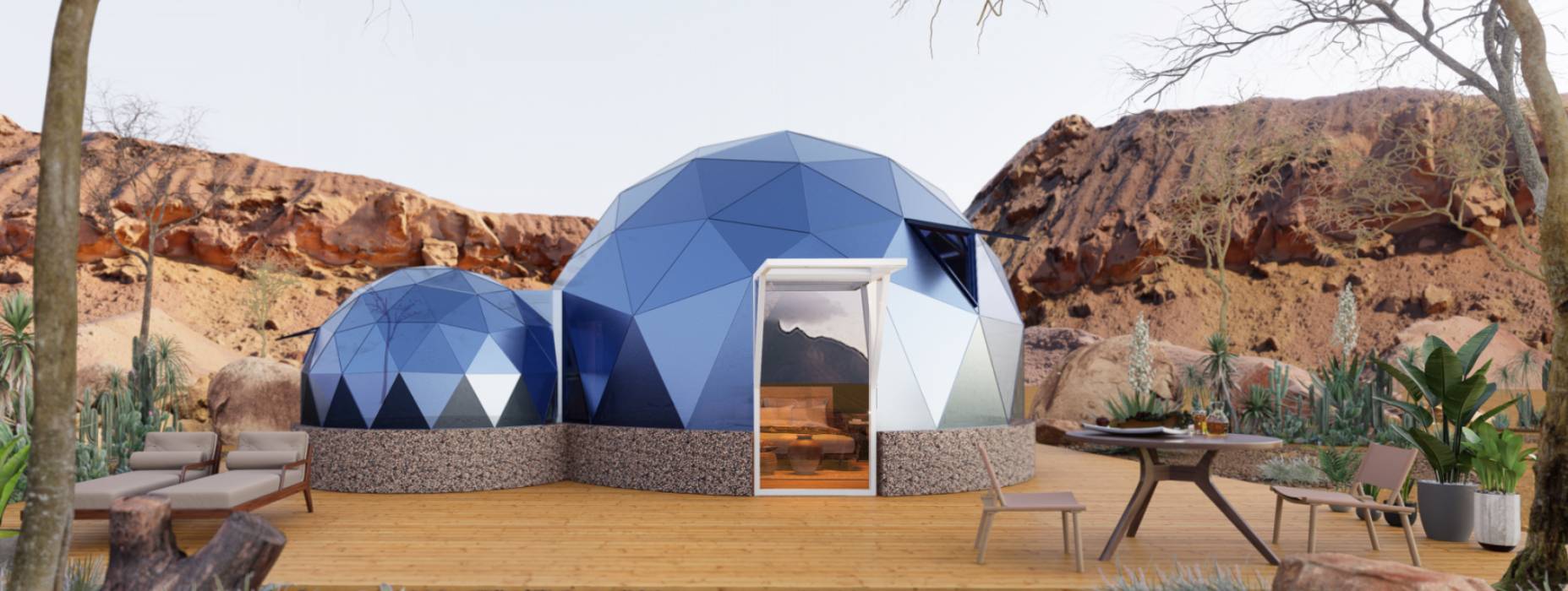 垣曲县球形智能光伏玻璃星空房